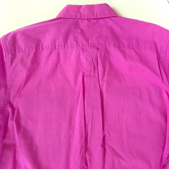RALPH LAUREN WOMEN’S Magenta Button Down Blouse - Picture 6 of 8